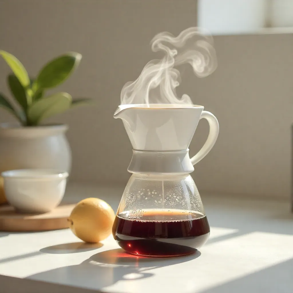 Natural photography of brewing equipment collection